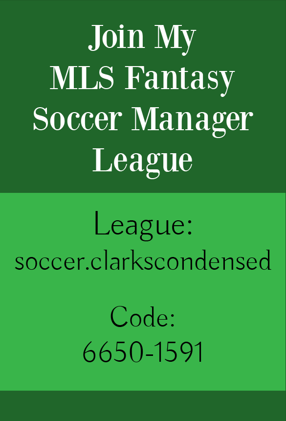 Join My MLS Fantasy Soccer Manager League That Soccer Guy